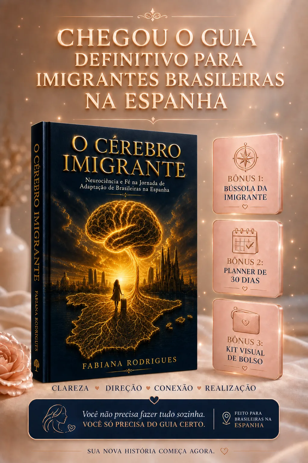 Capa do e-book Cérebro Imigrante e bônus exclusivos