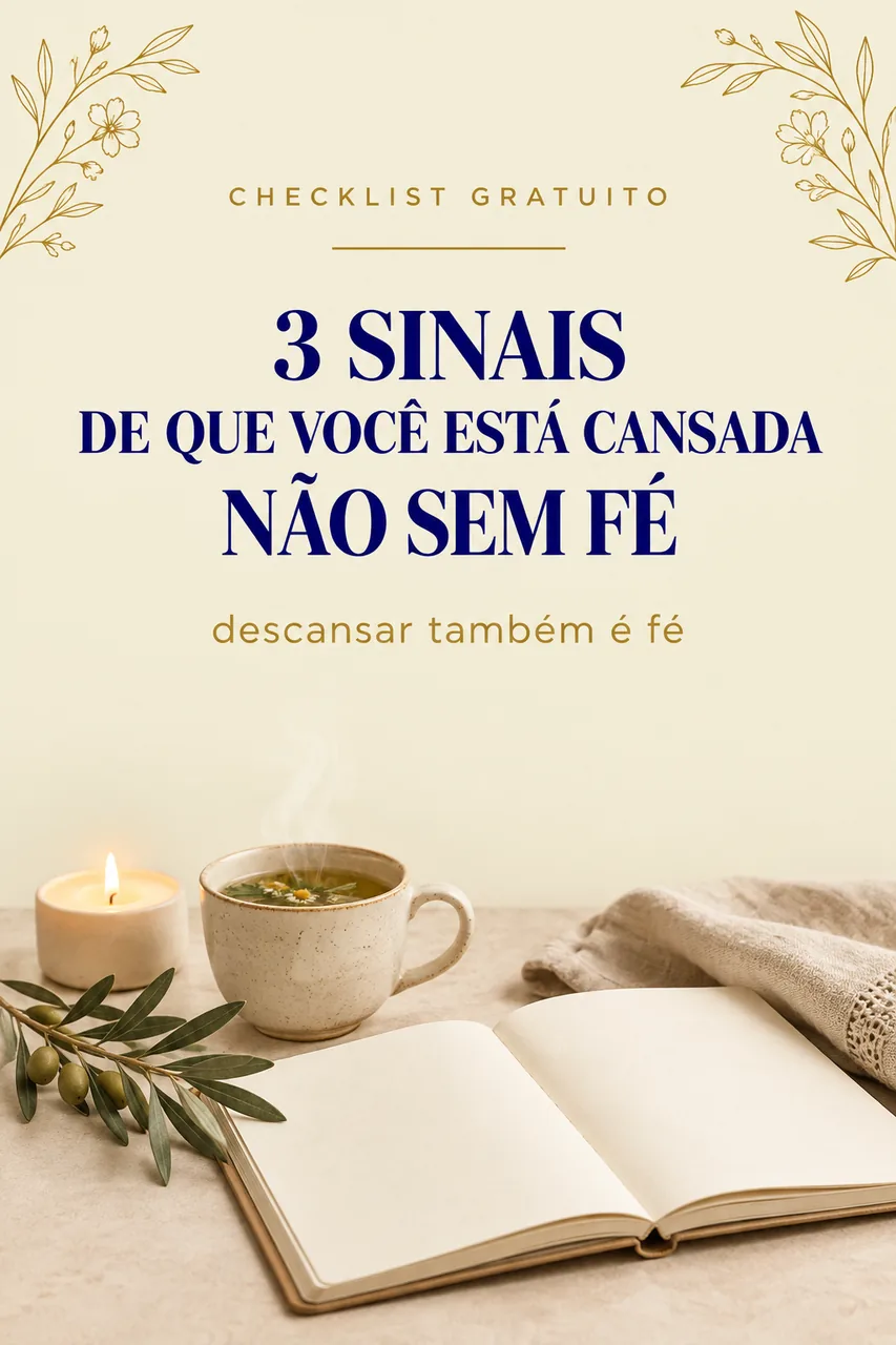 Checklist: 3 Sinais de que Você Está Cansada, Não Sem Fé