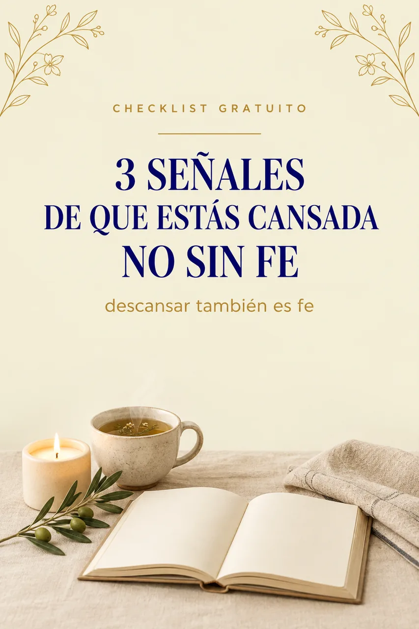 Checklist: 3 Señales de que Estás Cansada, No Sin Fe